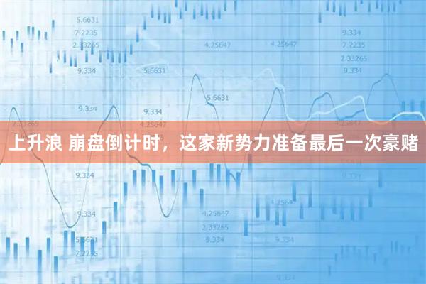 上升浪 崩盘倒计时，这家新势力准备最后一次豪赌